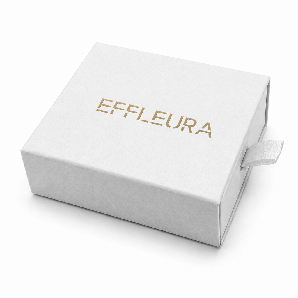 Écrin Effleura de l'ear cuff chaîne rectangle