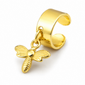 Ear cuff abeille pendante sans piercing