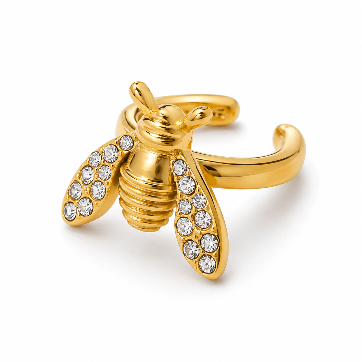 Ear cuff abeille sans piercing