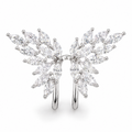 Ear cuff ailes cristallines sans piercing