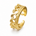 Ear cuff cercles ajourés sans piercing
