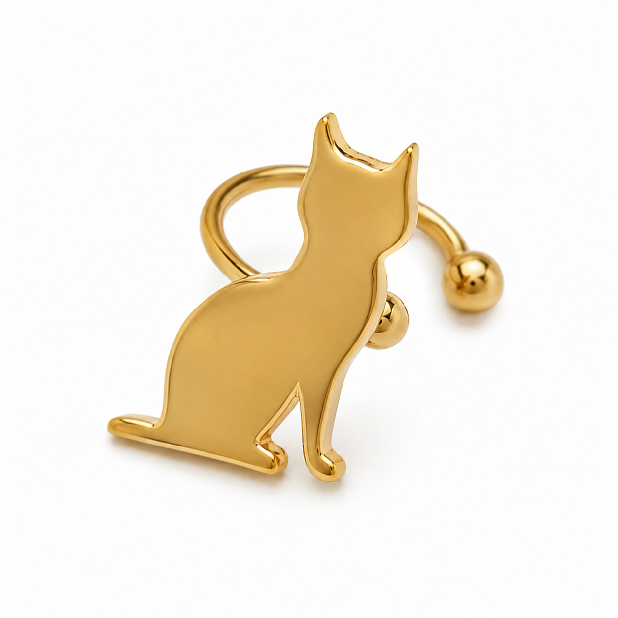 Ear cuff chat sans piercing