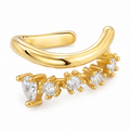 Ear cuff cristaux dégradés sans piercing