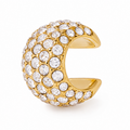 Ear cuff dôme cristallin sans piercing
