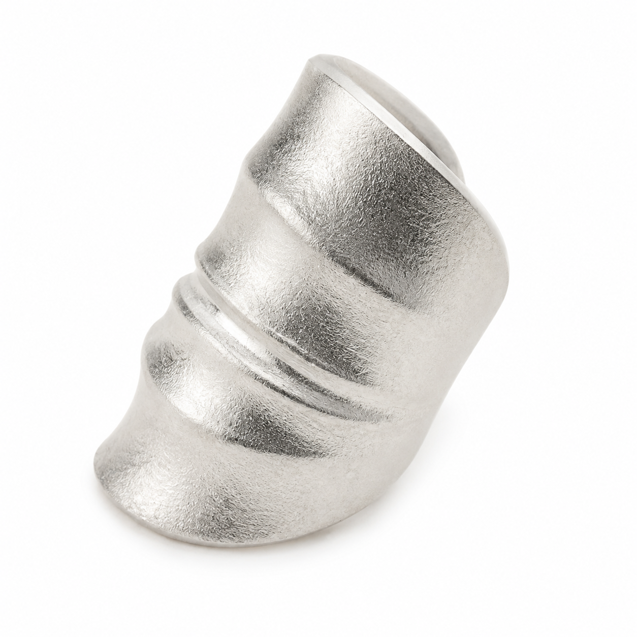 Ear cuff drapé satiné sans piercing