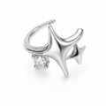 Ear cuff étoile brillante sans piercing