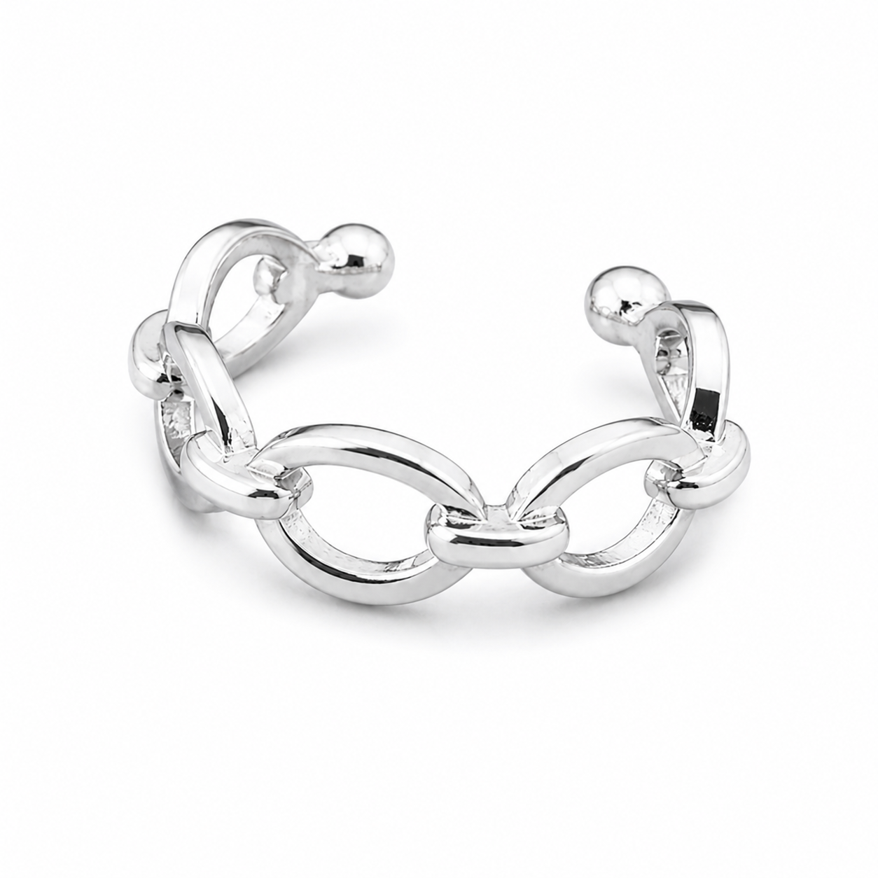 Ear cuff maillons ouverts vue produit
