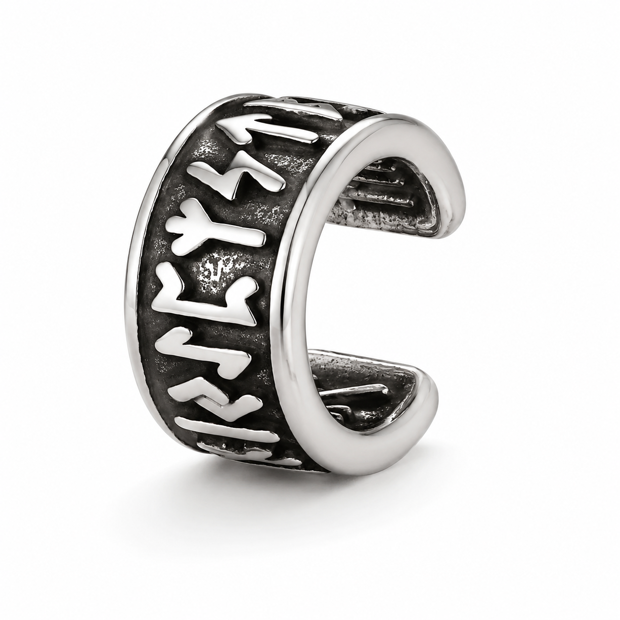 Ear cuff motif runes sans piercing