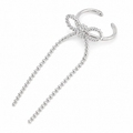 Ear cuff nœud chaîne pendante sans piercing
