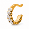 Ear cuff rectangle vertical sans piercing