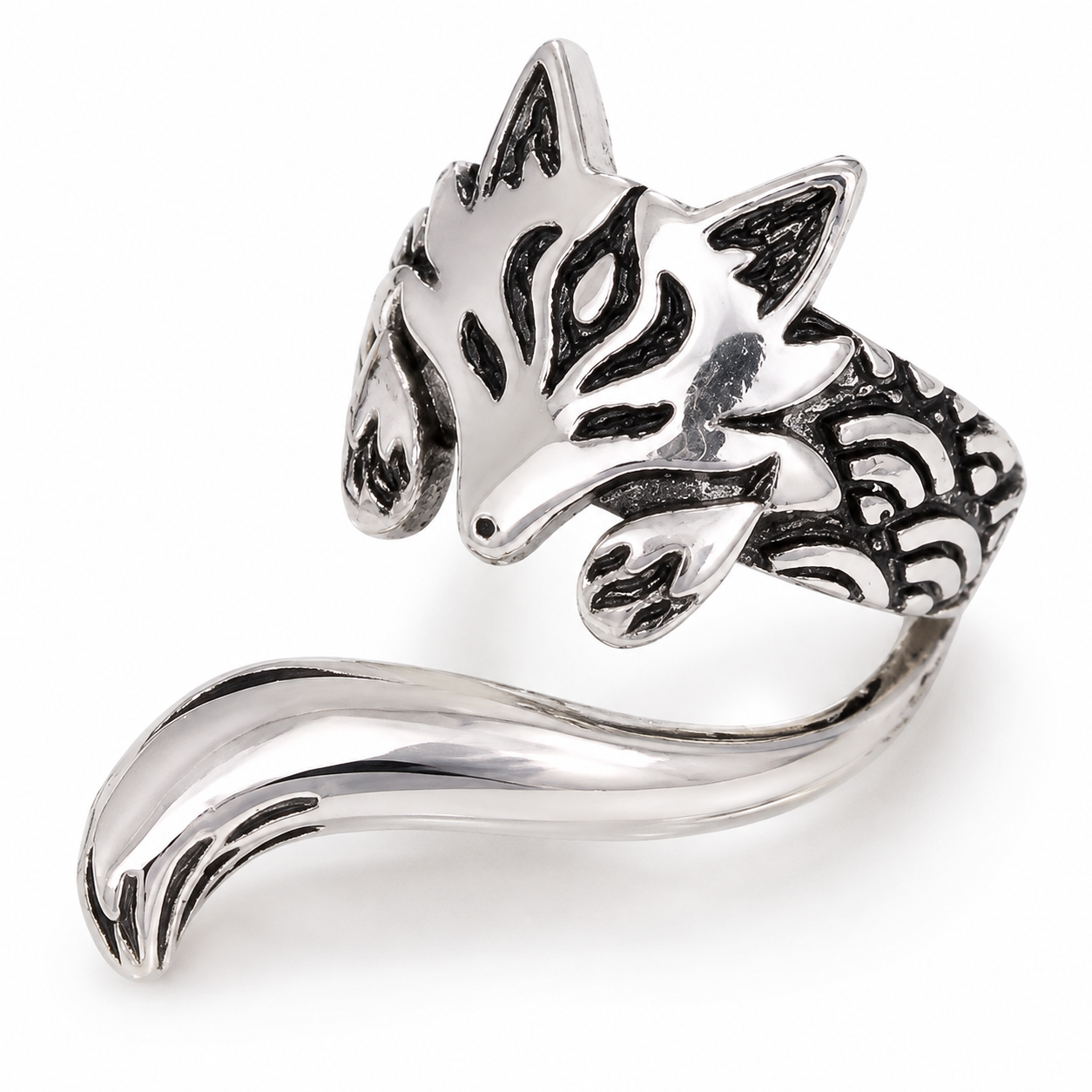 Ear cuff renard sans piercing