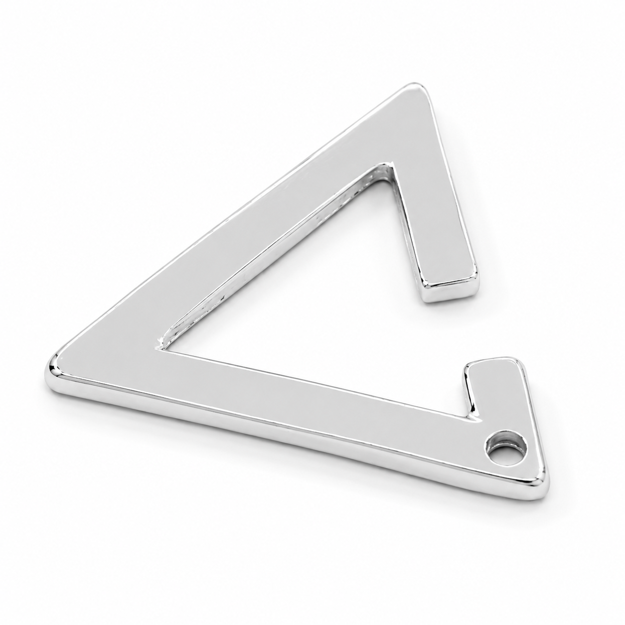 Ear cuff triangle argenté sans piercing