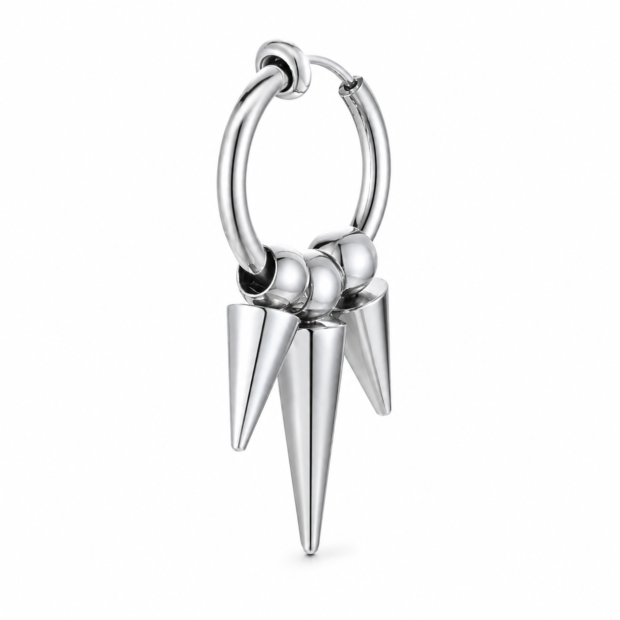 Ear cuff triple pointe pendante sans piercing